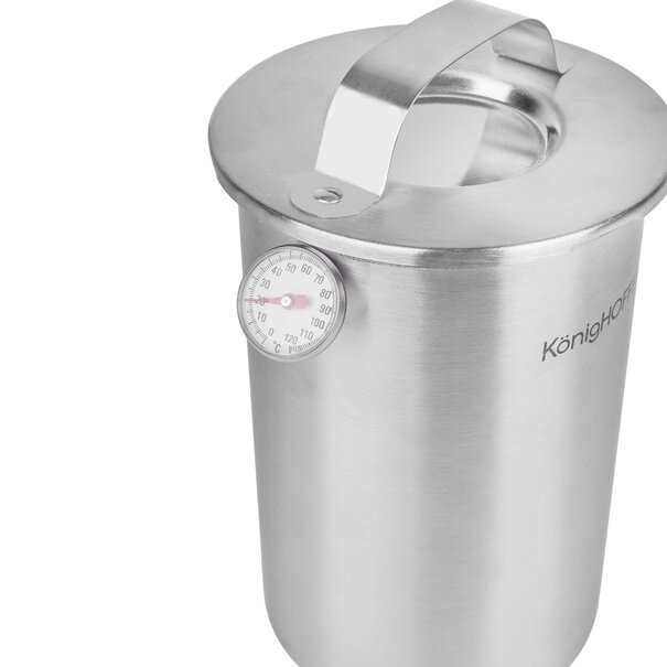 Szynkowar nierdzewny Konighoffer 1,5 kg i komplet woreczk&oacute;w