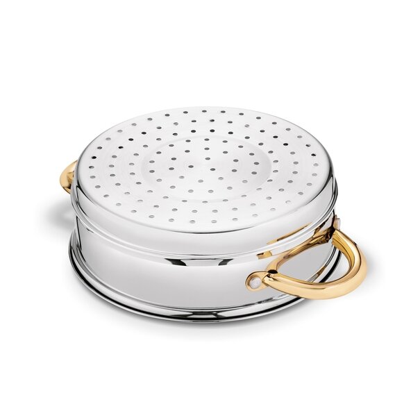 Garnek do gotowania na parze Konighoffer Faro Gold 2,9 l 3 elementy