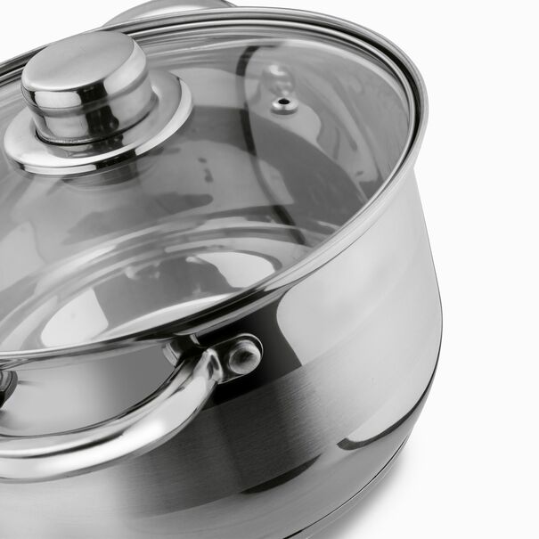 Garnek ze stali nierdzewnej Tadar Luzon 2,3 l z pokrywką