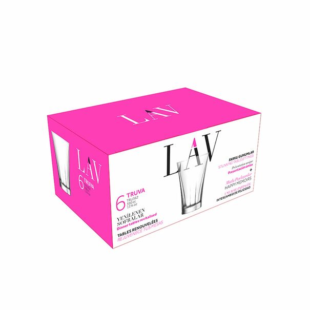 Komplet kieliszk&oacute;w Lav Truva 100 ml 6 sztuk