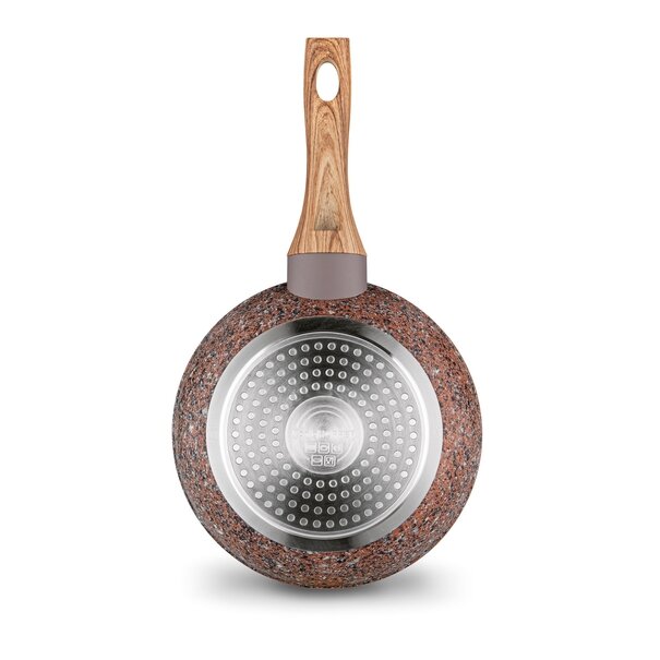 Patelnia na indukcję granitowa Konighoffer Brown Rock 20 cm