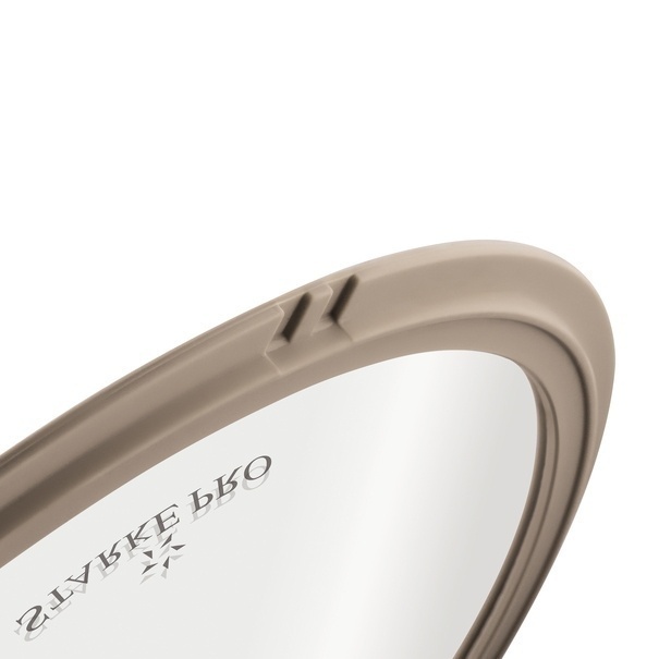 Patelnia na indukcję non stick kr&oacute;tkie uchwyty z pokrywką Starke Pro Light Coffee 28 cm