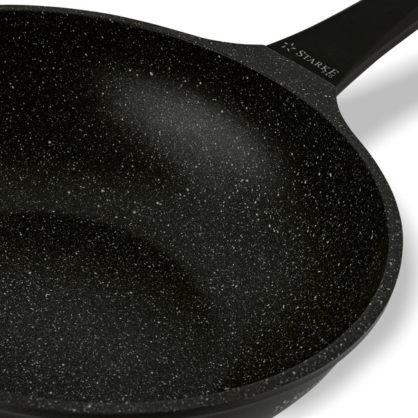 Patelnia WOK na indukcję z pokrywką Starke Pro Taylor Marble 32 cm