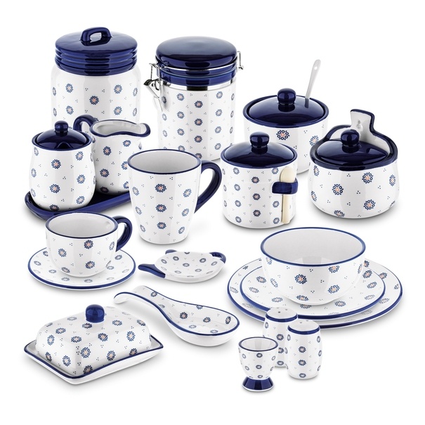 Talerz na ciasto ceramiczny Tadar Folklor 24 cm