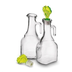 Butelki na oliwę szklane Sarina 250 ml 2 sztuki mix kolor&oacute;w