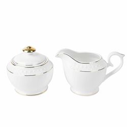 Cukiernica i mlecznik Tadar Etiuda porcelana NBC 280 ml/250 ml