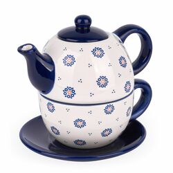 Dzbanek z filiżanką i spodkiem Tadar Folklor 360 ml/340 ml