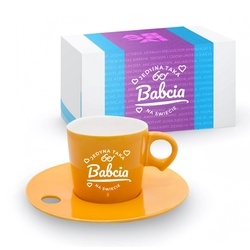 Filiżanka ze spodkiem na Dzień Babci House of Mugs design by Max Gift 150 ml