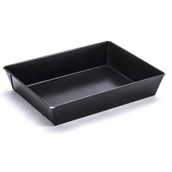 Blacha do pieczenia uniwersalna Spinwar 30 x 24 x 6 cm czarna