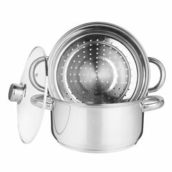 Garnek do gotowania na parze KonigHOFFER Senso 22 cm 3 elementy