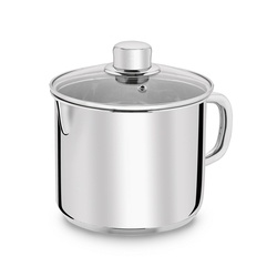 Garnek do mleka z pokrywką stalowy Tadar Bahama 2,7 l