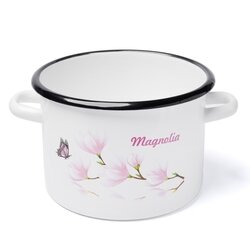 Garnek emaliowany Tadar Magnolia 4,5 l bez pokrywki