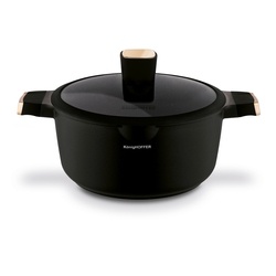 Garnek na indukcję z pokrywką Konighoffer Black Rose 6 l