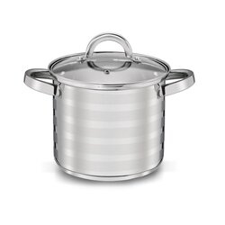 Garnek prosty ze stali nierdzewnej Tadar Paski 4 l