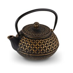 Imbryk do herbaty z zaparzaczem żeliwny Konighoffer Hanako Gold 0,8 l czarny