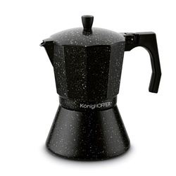 Kawiarka włoska KonigHOFFER Black Granite Marble 450 ml