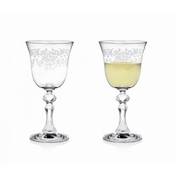 Kieliszki do wina zdobione Krosno Krista 150 ml 6 szt.