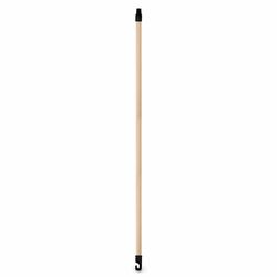 Kij drewniany do mopa z plastikowym gwintem Gomer 110 cm czarny
