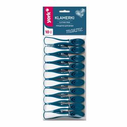 Klamerki do prania York Marine 8,2 cm 10 sztuk
