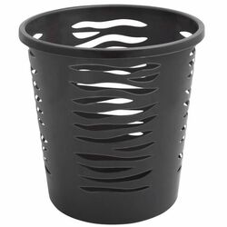 Kosz na papier biurowy Branq Zebra 10 l ciemnoszary