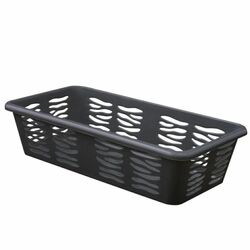 Koszyk plastikowy uniwersalny Branq Zebra 19,7 x 10 x 5 cm antracytowy