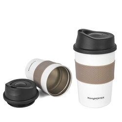 Kubek termiczny Konighoffer Elliot 330 ml biały