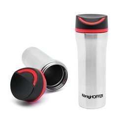 Kubek termiczny KonigHOFFER Logan 500 ml srebrno-czarny