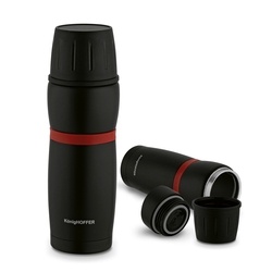 Kubek termiczny Konighoffer Robin 480 ml czarno czerwony
