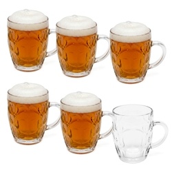 Kufle do piwa zestaw Tadar 500 ml 6 sztuk