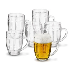 Kufle do piwa zestaw Tadar Lucas 500 ml 6 sztuk