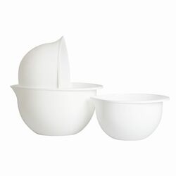 Miski plastikowe szwedzkie Plast Team 1,5 l 2 l 2,5 l białe