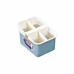 Ociekacz na sztućce 4-komorowy Great Plastic mix kolor&oacute;w