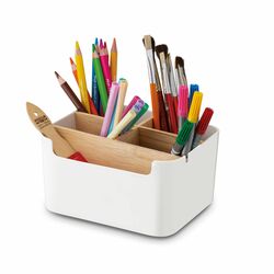 Organizer na biurko i na przyprawy Tadar Iver 18 x 14,3 x 9,5 cm biały