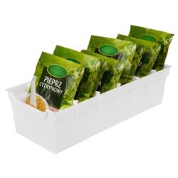 Organizer na przyprawy Primpol 30 x 13,4 x 8 cm biały