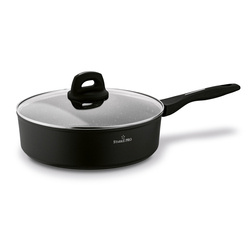 Patelnia indukcyjna głęboka non-stick z pokrywką Starke Pro Sesar 26 cm
