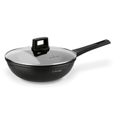 Patelnia WOK na indukcję z pokrywką Starke Pro Taylor Marble 28 cm
