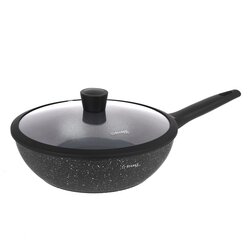 Patelnia WOK z pokrywką non-stick na indukcję Starke Pro Sirius 28 cm