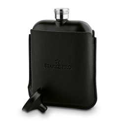 Piersi&oacute;wka ze stali nierdzewnej z lejkiem i etui Starke Pro 170 ml czarna