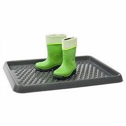 Podstawka ociekacz na buty Branq 38,5 x 53,5 x 3,5 cm czarny