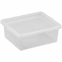 Pojemnik plastikowy do przechowywania Plast Team 20,5 x 17 x 7,5 cm przezroczysty