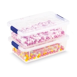 Pojemniki plastikowe do przechowywania Plastic Forte Minibox 8 x 12 x 7,6 cm 2 sztuki
