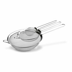Sitka kuchenne nierdzewne z rączką Tadar 8 cm 14 cm 20 cm
