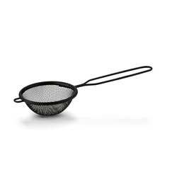 Sitko kuchenne z rączką Konighoffer Dark 8 cm czarne