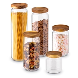 Słoiki borokrzemowe Tadar Akacja 350 ml 650 ml 950 ml 1250 ml 1550 ml