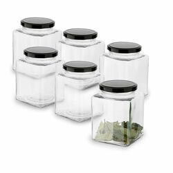 Słoiki szklane z metalową zakrętką Tadar Belo 500 ml 6 sztuk