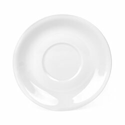 Spodek pod filiżankę i bulion&oacute;wkę porcelanowy Lubiana Hel 16 cm
