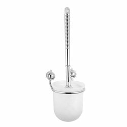 Szczotka do WC wisząca Tadar 13 x 10 x 5 cm srebrno-biała