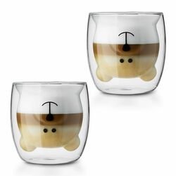 Szklanki termiczne do kawy i herbaty Tadar Sublime Miś 250 ml 2 szt.