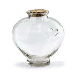 Butelka ozdobna z korkiem Tadar Serduszko 350 ml