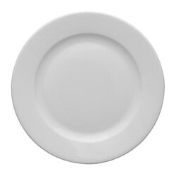 Talerz obiadowy Lubiana Kaszub 26,5 cm biały